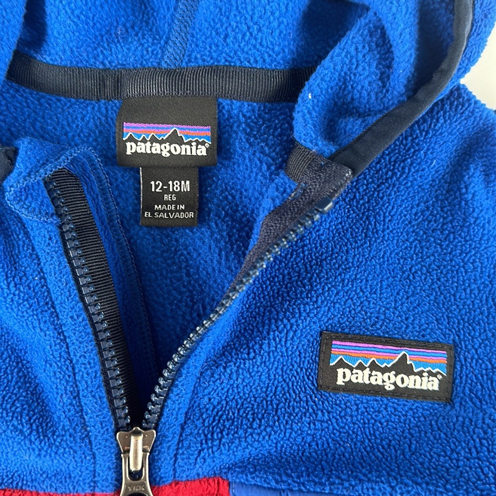 Patagonia Fleece 12-18 months - Picture 2 of 2